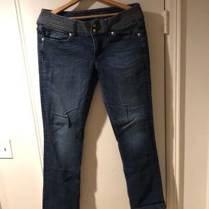 7 for All Mankind jeans with silver threading